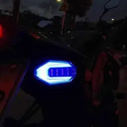 JBRIDERZ 4 Pcs U Type Style White Blue LED Indicator Set for Yamaha RX 100 image 3