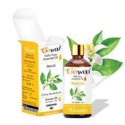 GoWoo 2 Pcs 10ml Natural Undiluted Neroli Aroma Oil &a; 100ml Cucumber Seed Carrier Oil Set, GWOC1009-P37+P173 image 2