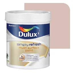 Dulux Simply Refresh 1 Litre Desert Pink DIY Multi Surface Washable Paint with Soft Sheen Finish, 50YR 58/093-picture-10
