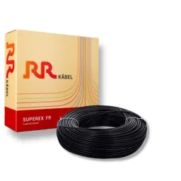 RR Kabel 6 Sqmm Single Core PVC Copper Black RR-Unilay FR Flexible Cable, Length: 90 m-image-15