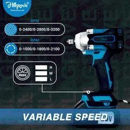 Hillgrove 29 Pcs 2Ah 20V Cordless Impact Wrench Kit, HGCM1383M1 image 5