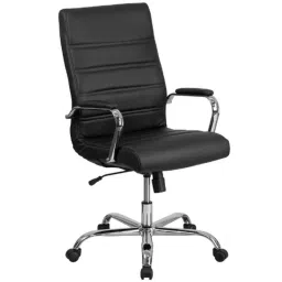 Furniturstation Leatherette Leaman C Black Executive High Back Office Chair, SBF_OF-28HBK image 4