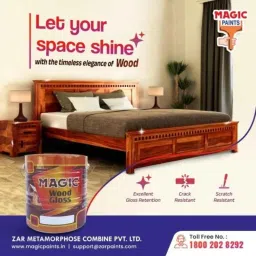 Magic Paints 1 Litre Gloss Wood Polish for Furniture Protection image 5