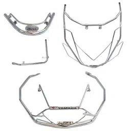 Ride Smart Stainless Steel Safety Guard Set for Yamaha Ray ZR Drum-picture-21