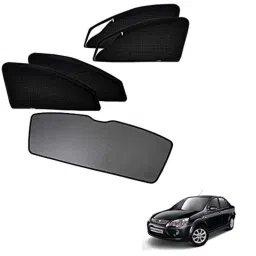 Kozdiko Car Side Window Curtains Zipper with Dicky Magnetic Sunshade Set Compatible for Ford Fiesta Classic-picture-22