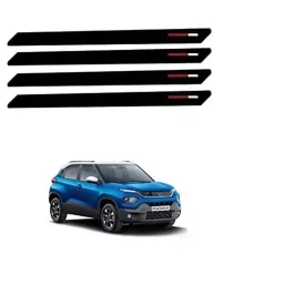 Kozdiko 4 Pcs Black &a; Red Car Bumper Guard Protector Set for Tata Punch-picture-21
