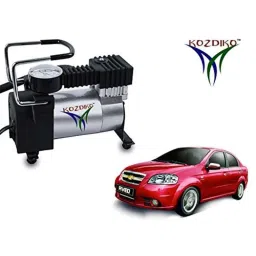 Kozdiko 12V DC Heavy Duty Metal Tyre Inflator for Chevrolet Aveo, koz_5687-picture-10