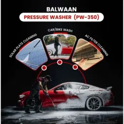 Balwaan PW-350 1800W 120-150bar Pressure Washer, MTAK-EN-BR-6035 image 2