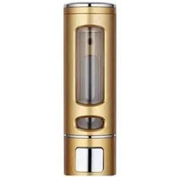 Neelkund 400 ml Plastic Gold Liquid Soap Dispenser for Bathroom &a; Kitchen-picture-19