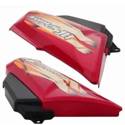 Grow Famous ABS Latest Red Side Panel Set for Hero HF Deluxe, F1037-picture-47