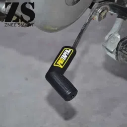 Znee Smart ZS-PRT-05 Rubber Yellow &a; Black Motorcycle Gear Shift Lever Cover (Pack of 5) image 3