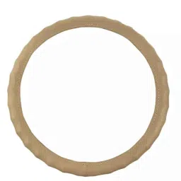 Edylinn Faux Leather Beige Steering Wheel Cover for BRV-picture-34