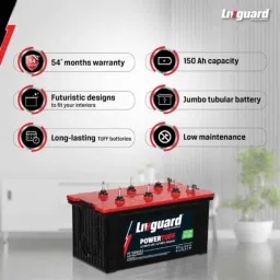 Livguard Invertuff 150Ah Jumbo Tubular Battery, IT-1554STJ image 2