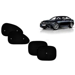 Auto Pearl 4 Pcs PVC &a; Mesh Black Window Side Sun Shade Set for BMW 5 Series-picture-19