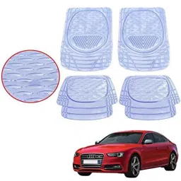 Kozdiko 4 Pcs 6204 PVC &a; Rubber Clear Car Foot Mat Set for Audi S5-picture-12
