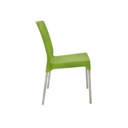 Italica Polypropylene Green Plasteel Chair without Arm, 1206-6 (Pack of 6) image 3
