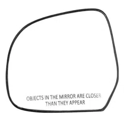 RMC Left Side Car Sub Mirror Glass Plate for Renault Duster, Micra, Sunny, Logan Type 2 &a; Pulse image 3