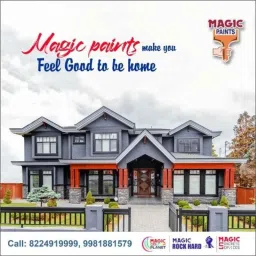Magic Paints Cem Plus 10kg Silver Grey Matte Finish Decorative Waterproof Cement Paint image 3