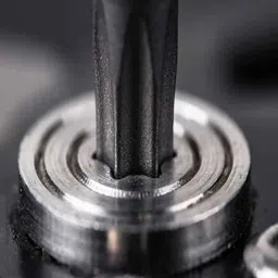 B K Jagan &a; Co 8 Pcs Alloy Steel Green &a; Silver Torx Screw Driver Set image 3