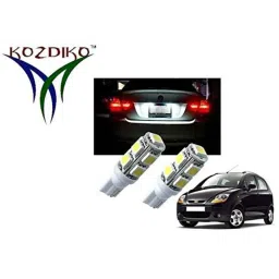 Kozdiko 2 Pcs 1.2W T10 9 SMD LED Parking &a; Number Plate Bulb Set for Chevrolet Beat-picture-11