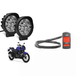 Cartronics 9 Round Cap Led Fog Light with On/Off Switch for Yamaha Fzs 25 Set Of 2 Pcs, CAR-8UBZVB-picture-13
