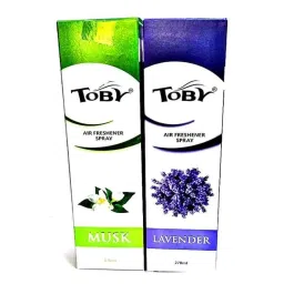 Toby 2 Pcs 270ml Lavender &a; Musk Long Lasting Fragrance Air Freshener Spray Set-picture-35