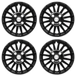 Prigan 4 Pcs 15 inch Polypropylene Glossy Black Wheel Cover Set for Renault Triber, Camry1-Black-15-Triber-picture-11