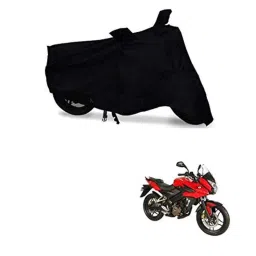 Kozdiko Matty Black Bike Body Cover for Bajaj Pulsar As 220, kozd_21336-picture-14
