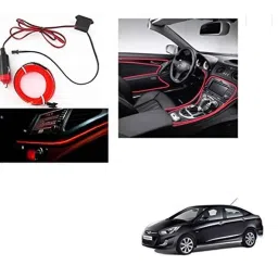 Kozdiko 12V Red Car Interior Decor Neon Strip Light for Hyundai Verna Fluidic-picture-12