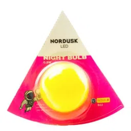 Nordusk Nova B 0.5W B22 Yellow LED Night Bulb, NNBU-13 (Pack of 12) image 3