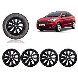 Auto Pearl 4 Pcs 14 inch ABS Black Premium Car Wheel Cover Set for Ford Figo Aspire-picture-15