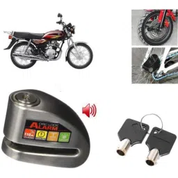 Auto Pearl Steel Black Anti-Theft Alarm Disc Brake Lock for Crux, Lock_754-picture-20