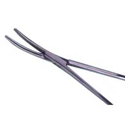 KDB 7 inch Stainless Steel Curved Artery Forceps image 3
