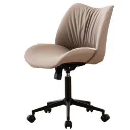 Chairtech 49.53x95.25cm 136kg Medium Back Leatherette Khaki Armless Ergonomic Office Chair-picture-16