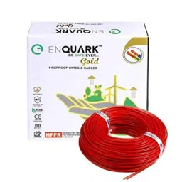 Enquark Gold 4 sqmm Red PVC Insulated Multistrand Housing Wire, EG11010400RD, Length: 90 m-picture-11