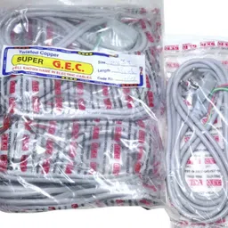 Super GEC 3 Pin 3 Core PVC Grey Power Cable, 28/39, Length: 2.25 m-picture-21