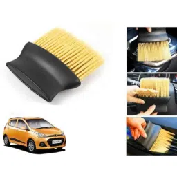 Auto Pearl Nylon Beige Car Dashboard Dust Cleaner Brush for I10 Grand 2013-2016-picture-39