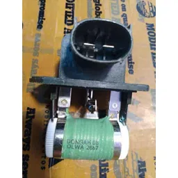 Modified Autos 3/2 Pins Black Plate Blower Resistance of Blower Unit Fan Assy for Hyundai i20 image 2