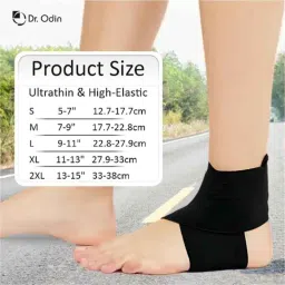 Dr Odin AF-02 Pain Relief Ankle Support Compression Brace &a; Foot Binder for Men &a; Women Size: XL image 4