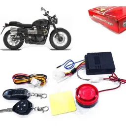 Auto Pearl 12V Black Two-Way Anti Theft Motorcycle Alarm Kit with 2 Pcs Remote for Street Scrambler-picture-23