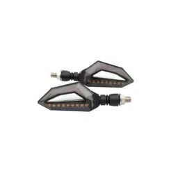 Ramanta 2 Pcs ABS Plastic Red &a; Yellow Front &a; Rear LED Indicator Light Set for Universal Bike-picture-27