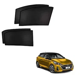 Kozdiko 4 Pcs Custom Fit Non Magnetic Curtains Mesh Car Sun Shade Set for Hyundai I20 2020-Present-picture-13