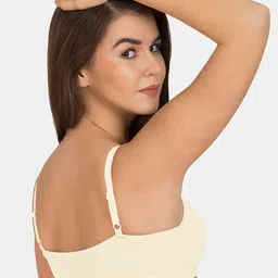 Tweens Pack Of 2 Non Padded Cotton Beginners Sports Bra With All Day Comfort image 3