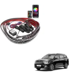 Kozdiko 12V Car Underbody Multicolor LED Strip Light Set with Wireless Remote for Kia 12V Carens-picture-28