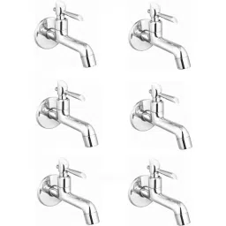Prestige Croma Brass Chrome Finish Long Body Bib Tap (Pack of 6)-picture-31