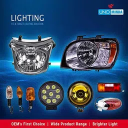 Uno Minda Hard Coated Lens Headlight without Wire &a; Bulb for Bajaj Pulsar UG3 &a; UG4, RB-018-HLU image 3