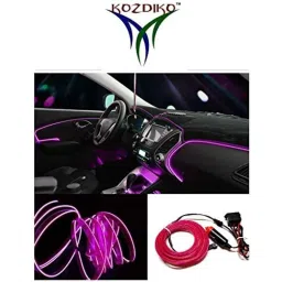 Kozdiko 12V 5m Pink Car Interior Decor Neon Strip Light for Ford Ikon-picture-29