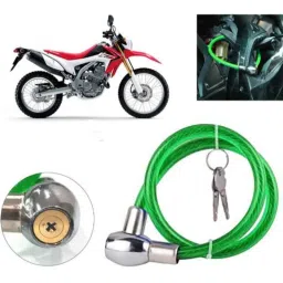 Auto Pearl PVC &a; Plastic Green Heavy Duty Cable Lock for CRF1000L Africa Twin, 259-picture-38