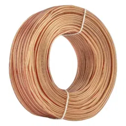 Super GEC 0.25 Sqmm 2 Core Copper Golden Transparent Auxiliary Speaker Cable, 8/20, Length: 90 m-picture-17