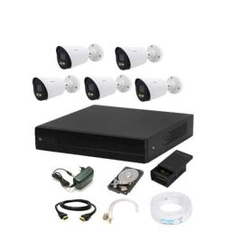 CP Plus 2.4MP 5 Pcs White &a; Black Camera with 8 Channel DVR Kit with Hard Disk, CP-GPC-T24PL2-S-5 Pcs-picture-4